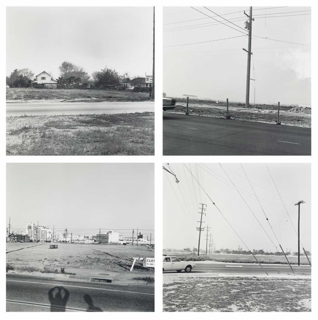 Black and White Photograph Ed Ruscha - Lots vacants