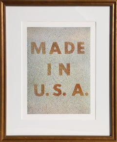America America: Her Best Product (Made in USA), Pop-Art-Druck von Ed Ruscha