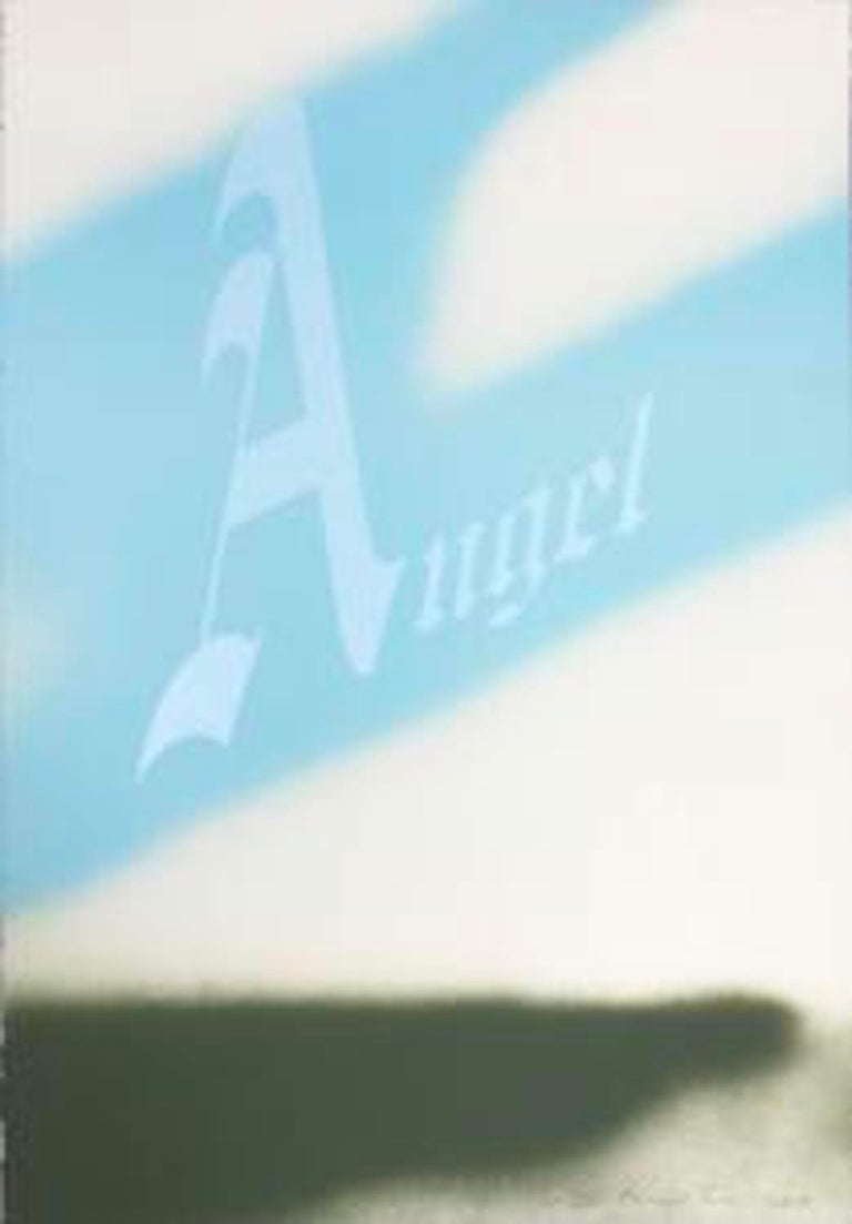 Ed Ruscha - Angel; 2014; Lithograph; 23 x 16 inches; Edition of 60 For ...