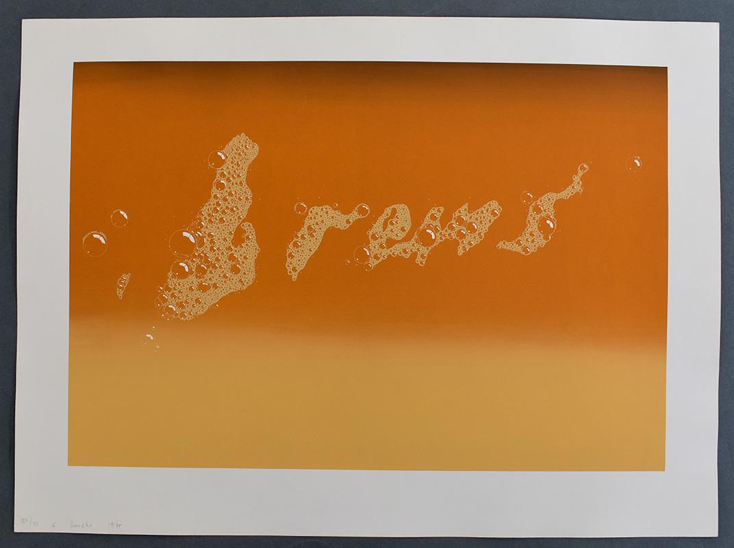 Brassage - Print de Ed Ruscha