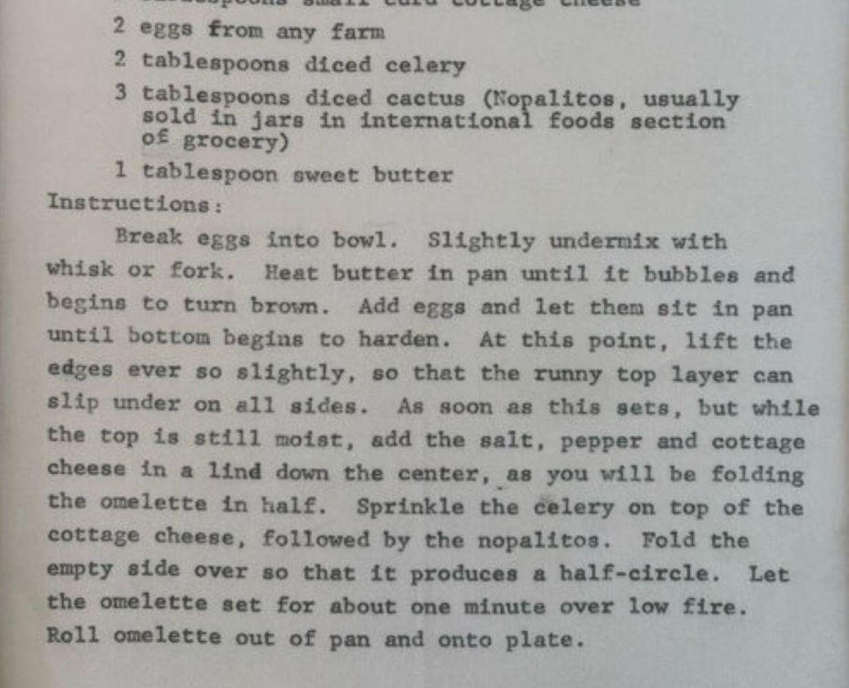 Cactus Omelette By Ed Ruscha For Sale 3