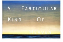 Vintage Ed Ruscha, A Particular Kind Of Heaven, 1983