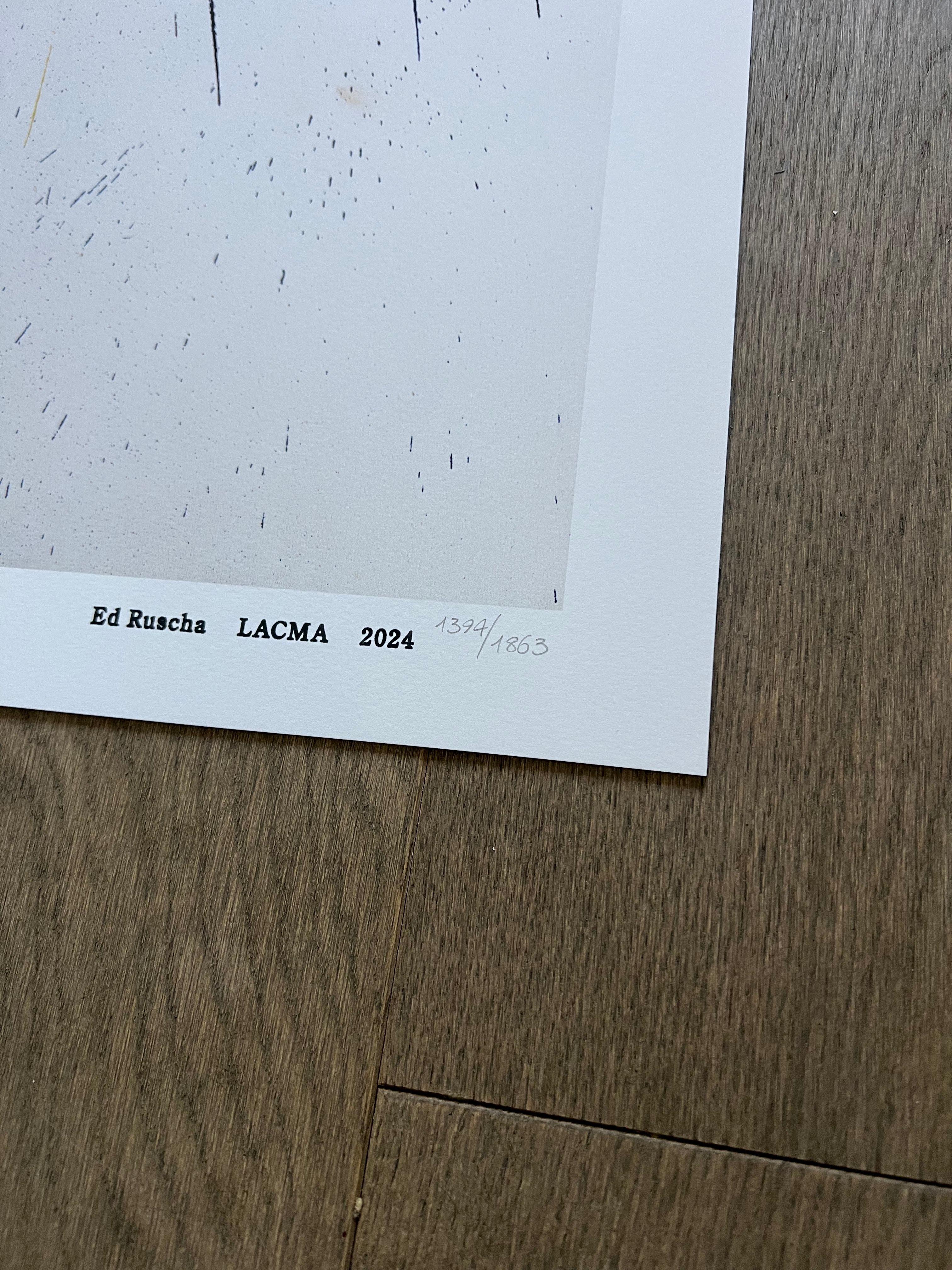 Ed Ruscha - Actual Size For Sale 2