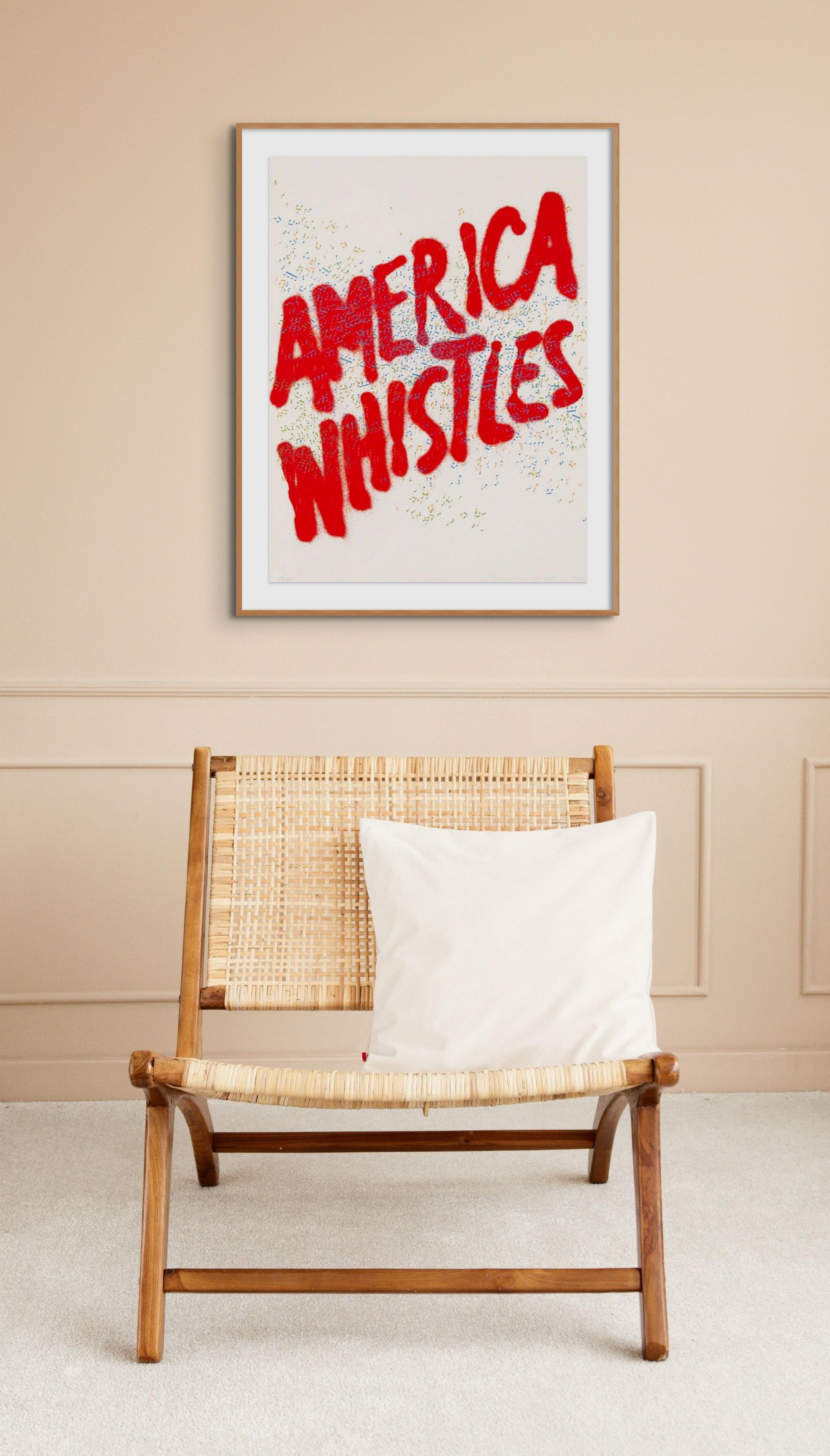 Ed Ruscha - L'America fischia, 1975, Litografia firmata, Pop Art, Arte concettuale 4