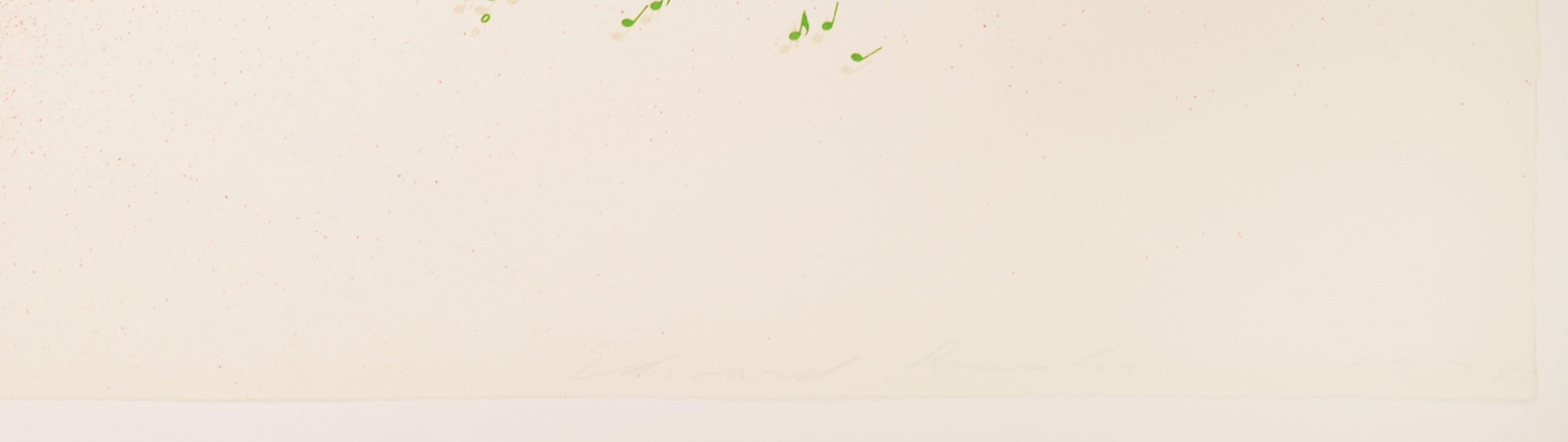 Ed Ruscha, America Whistles, lithograph, signed, 1975 4