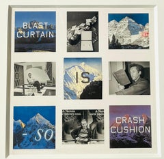 Ed Ruscha Book cover: "Ed Ruscha Mountains and Portraits" Hand Signed by Ruscha