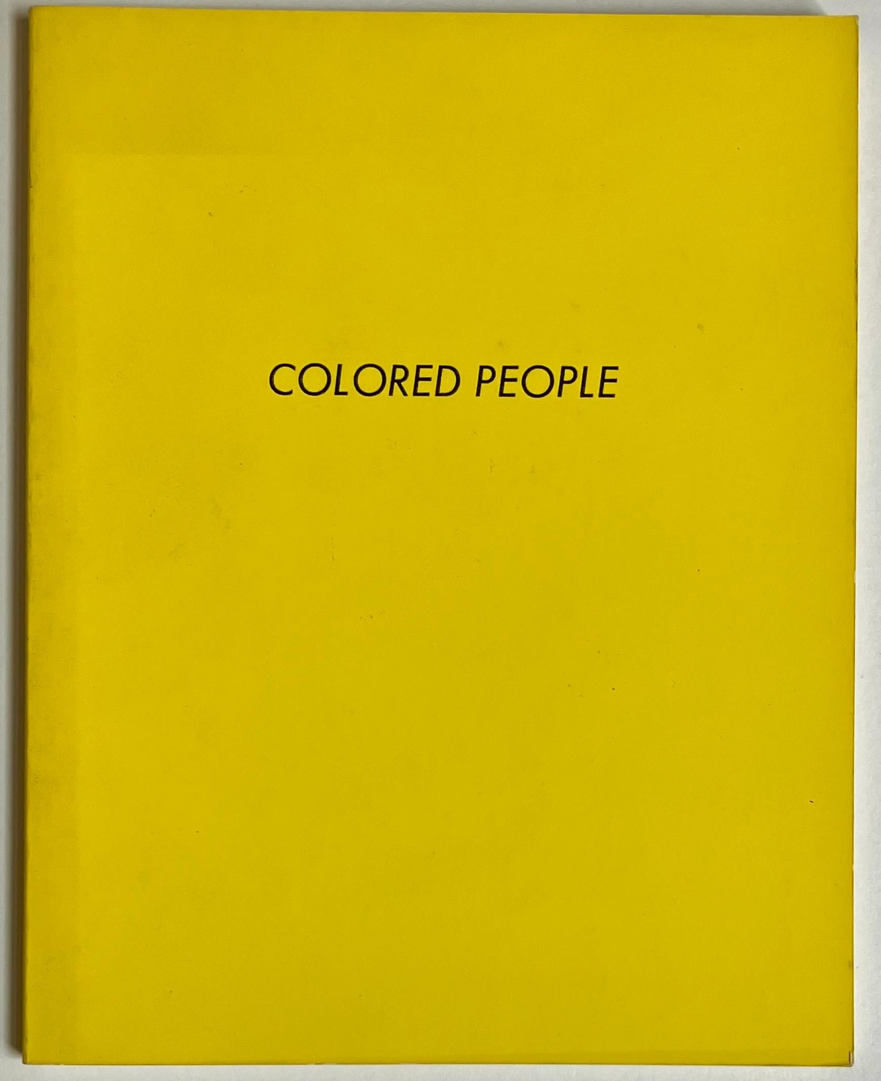 Ed Ruscha Colored People (1st edition) 1