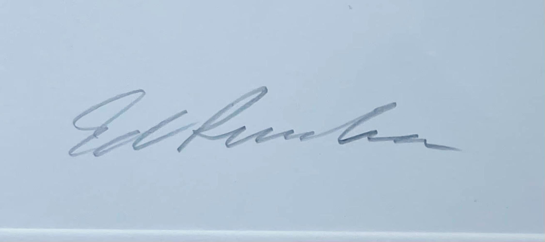Ed Ruscha, EE-NUF ! lithographie limitée signée 31/50 protestation, texte Pop Art -SCARCE en vente 1