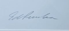 Ed Ruscha, EE-NUF! limitierte signierte Lithographie 31/50 Protest, Text Pop Art -SCARCE