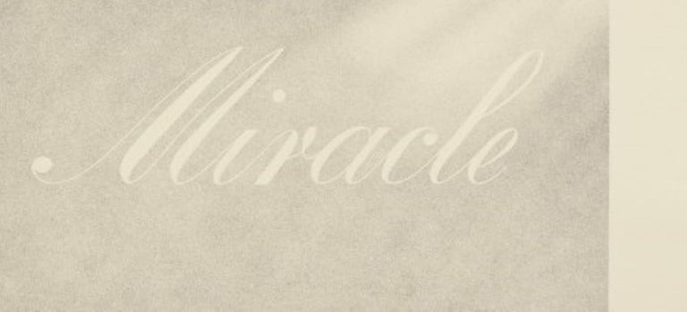 Ed Ruscha Ed Ruscha 'Miracle' Lithograph, 1999 For Sale