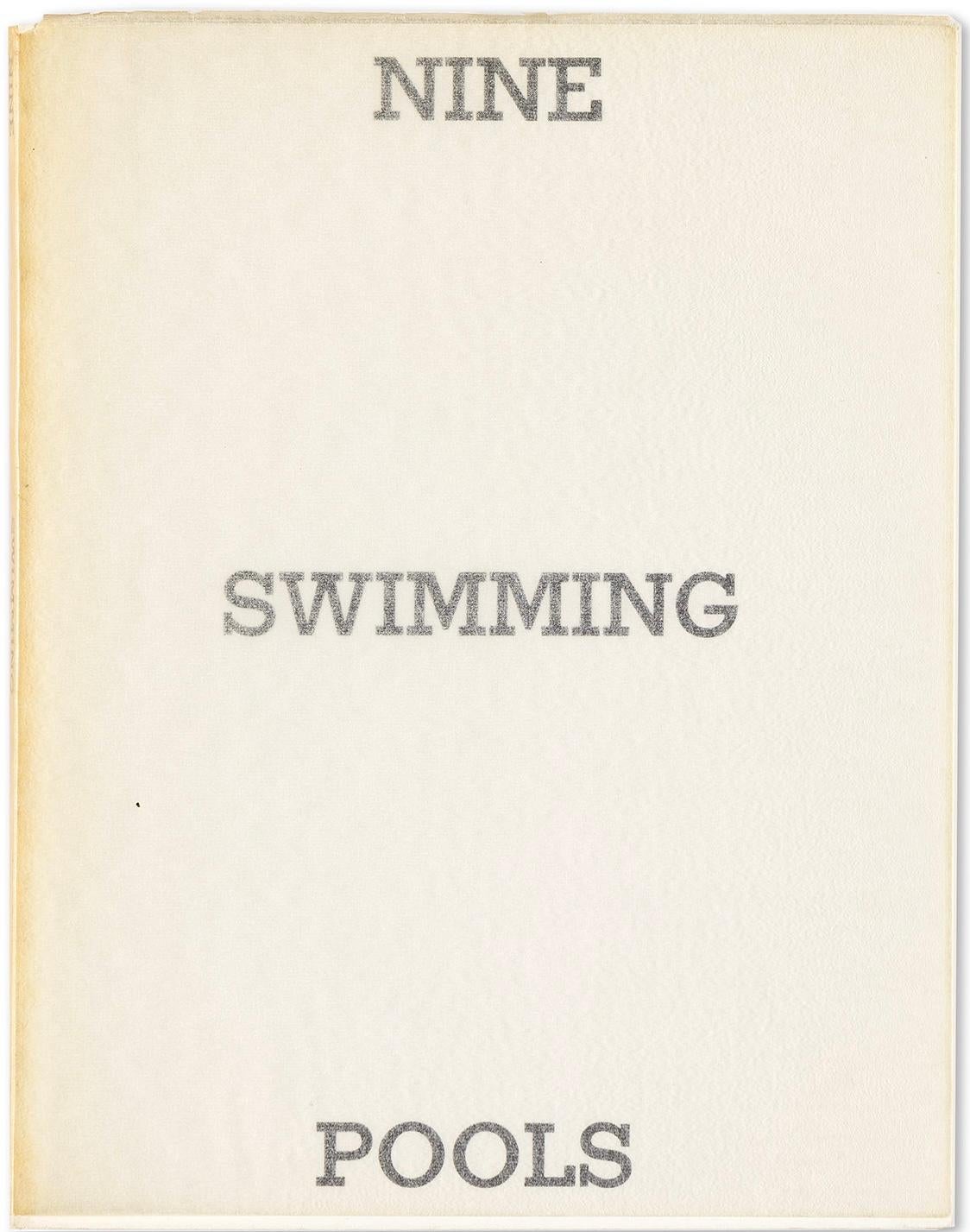 Ed Ruscha Nove piscine e un bicchiere rotto 1968 (1a edizione)