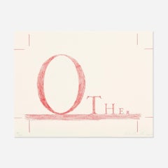 Ed Ruscha 'Other' Lithograph 2004