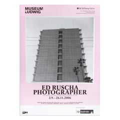 Ed Ruscha, Photographer - Original Signed Exhibition Poster, Museum Ludwig, 2006
