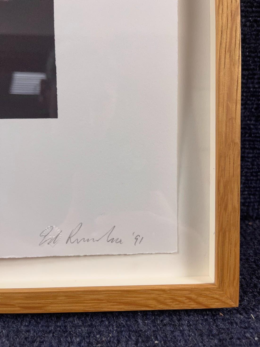 Ed Ruscha 'Domanda e risposta' Litografia firmata 1991 2