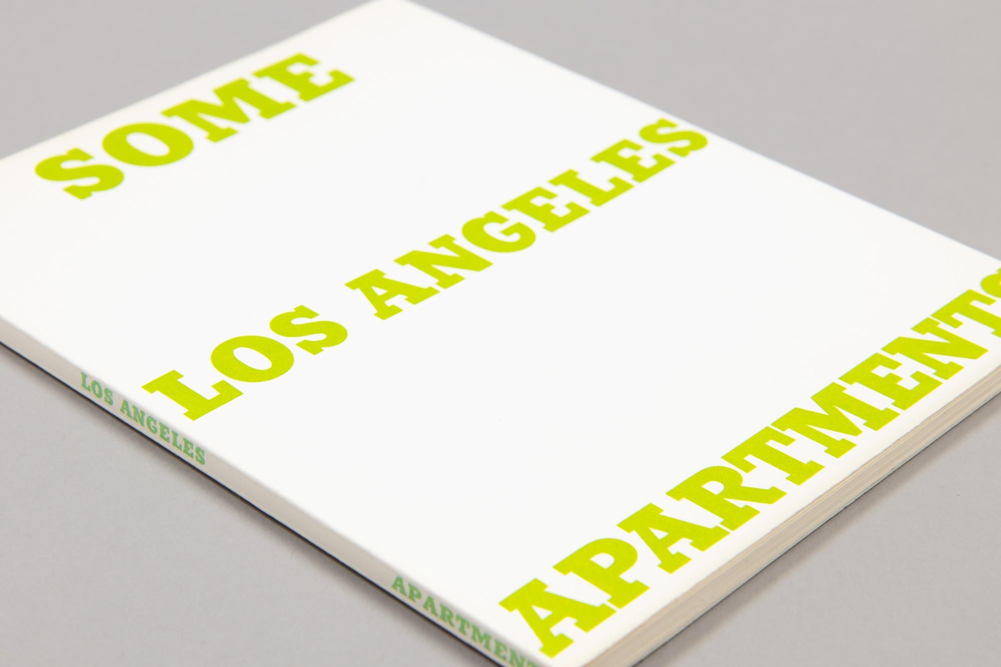 Ed Ruscha, Some Los Angeles Apartments - Artist's Book, Conceptual Art, Pop Art For Sale 1