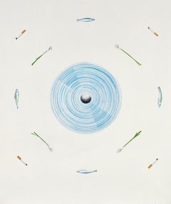 Ed Ruscha 'Il ventaglio e i suoi dintorni' Litografia firmata 1982