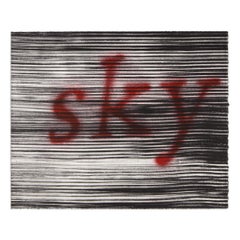Ed Ruscha, This Sky - Signed Lithograph, Abstract Print, Pop Art