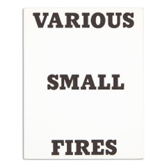 Ed Ruscha, Varios Pequeños fuegos y leche - Arte pop, arte conceptual, libro de artista