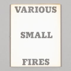 Ed Ruscha, Various Small Fires and Milk - Pop Art, Conceptual Art, Artist
s Book