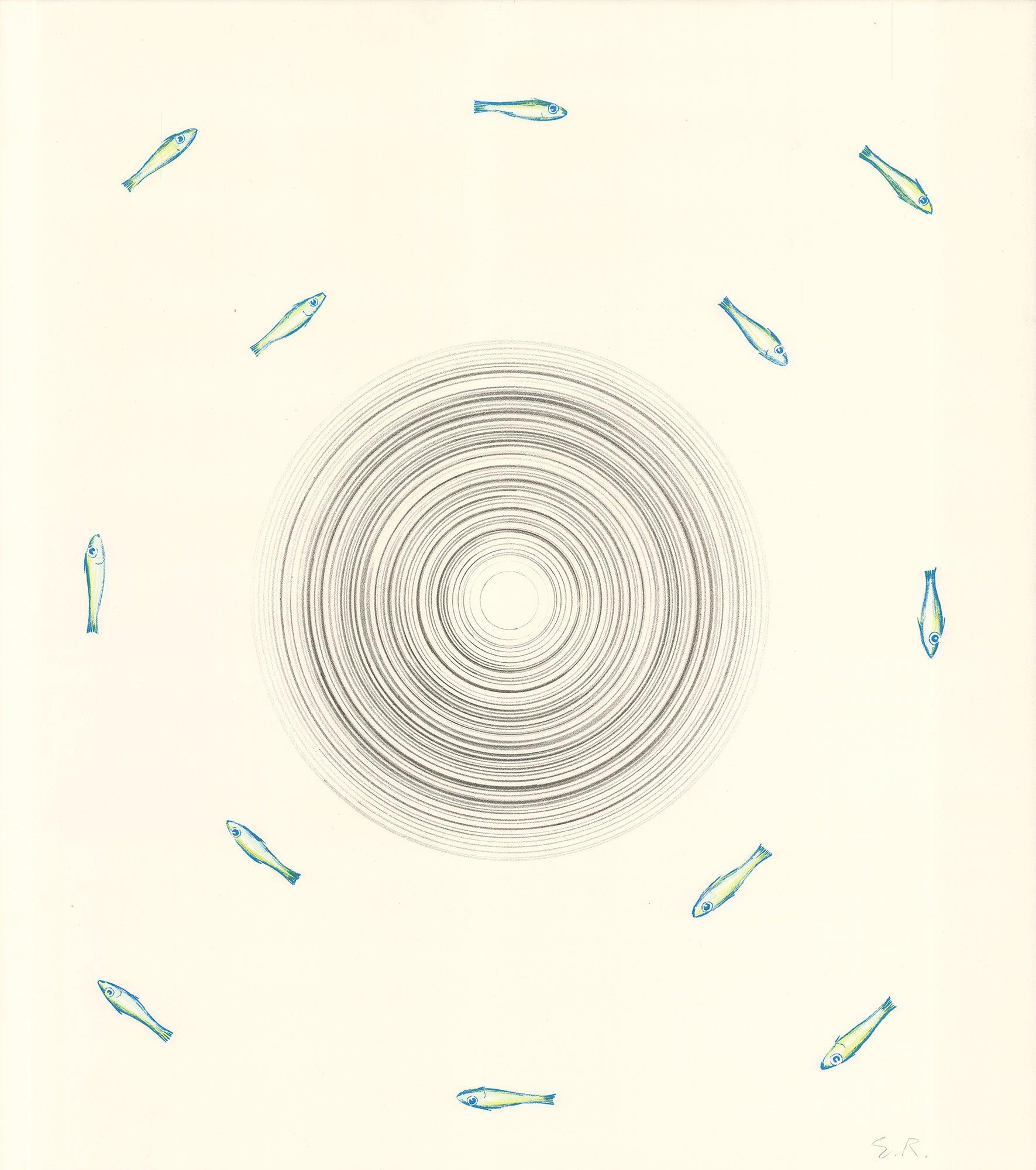 Edward Ruscha 'Chicago International Art Exposition' 1983 Vintage - Contemporary Print by Ed Ruscha