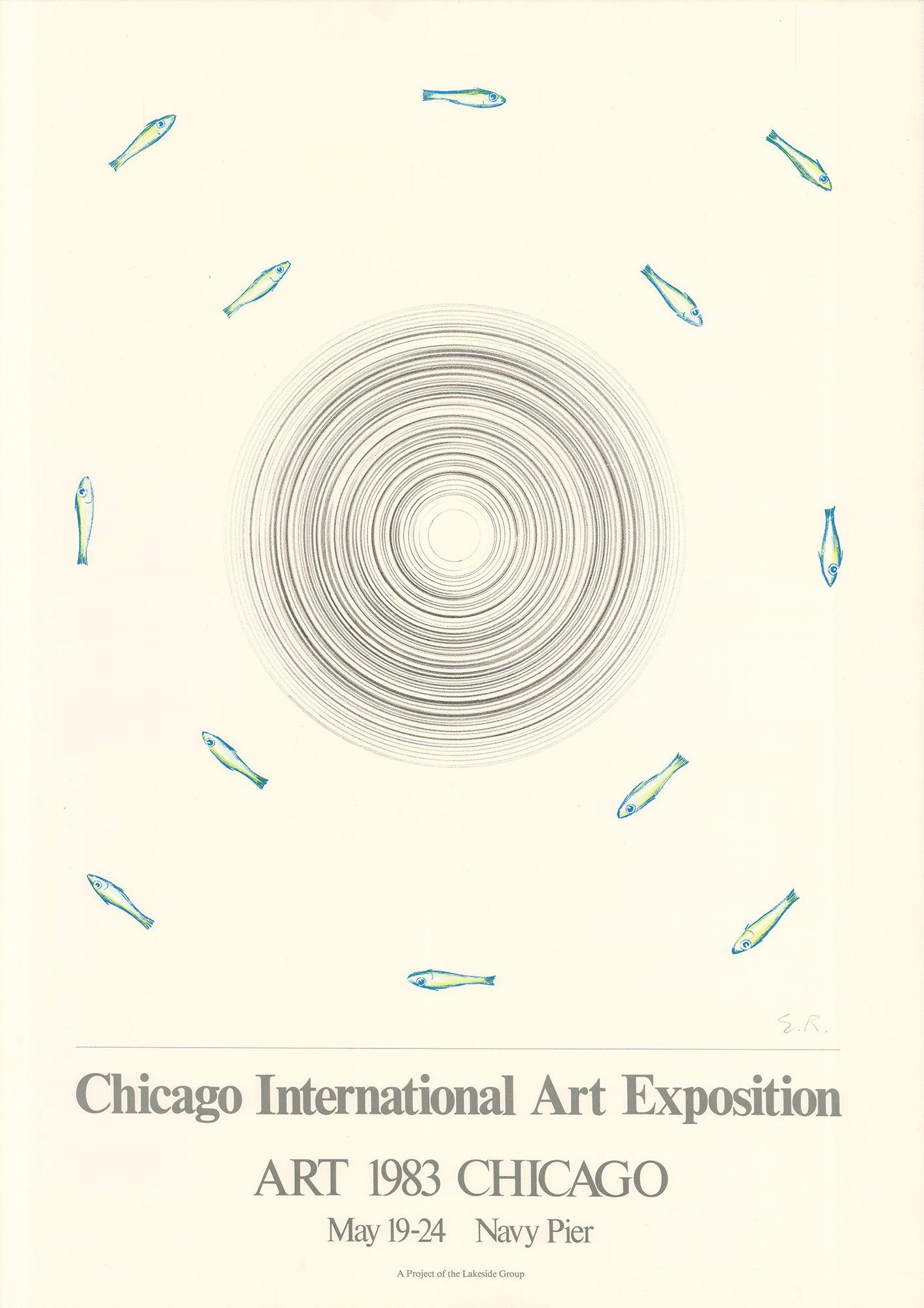 Edward Ruscha 'Chicago International Art Exposition' 1983 Vintage