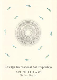 Edward Ruscha 'Chicago International Art Exposition' 1983 Vintage