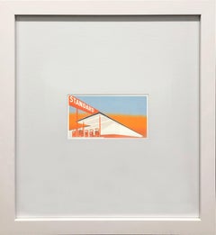 Edward Ruscha 
Standard Station
 1992 Pop Art Vintage