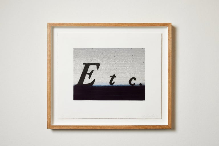 Etc. -- Print, Lithograph, Text Art by Ed Ruscha For Sale 3
