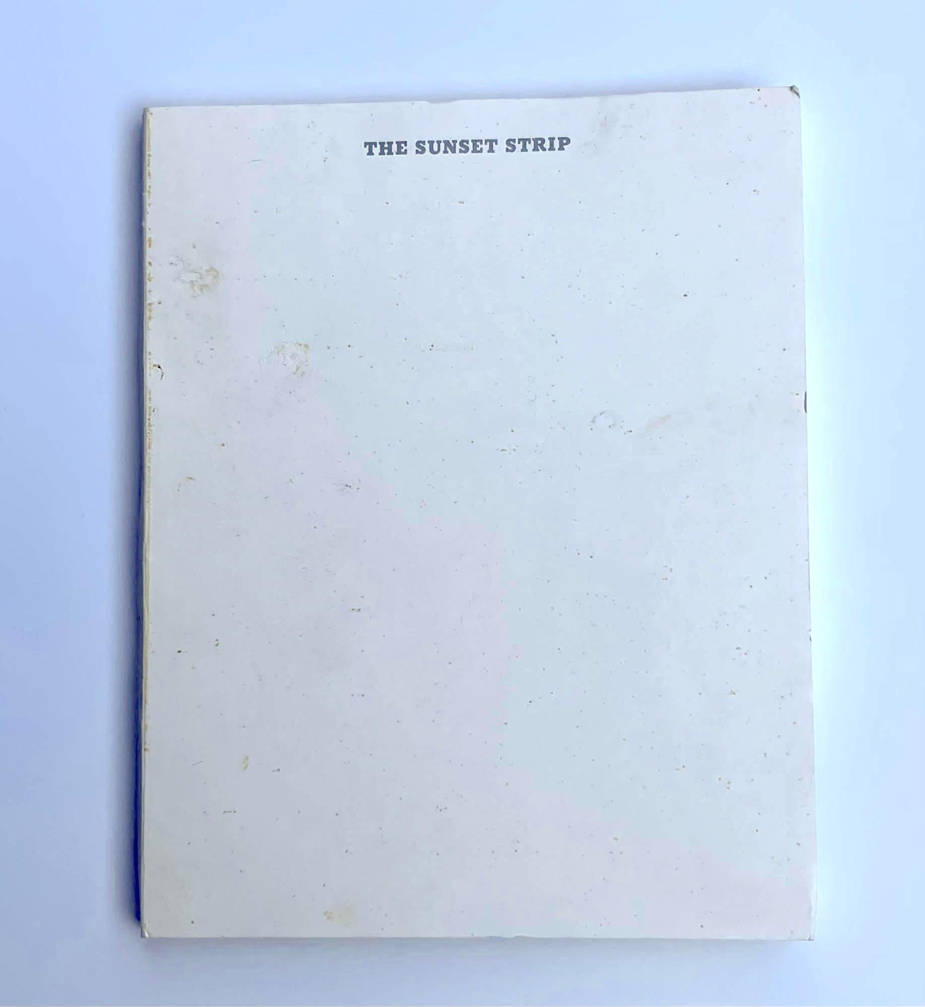 Every Building on the Sunset Strip, 1st Edition Artist Book, Signed & inscribed For Sale 16