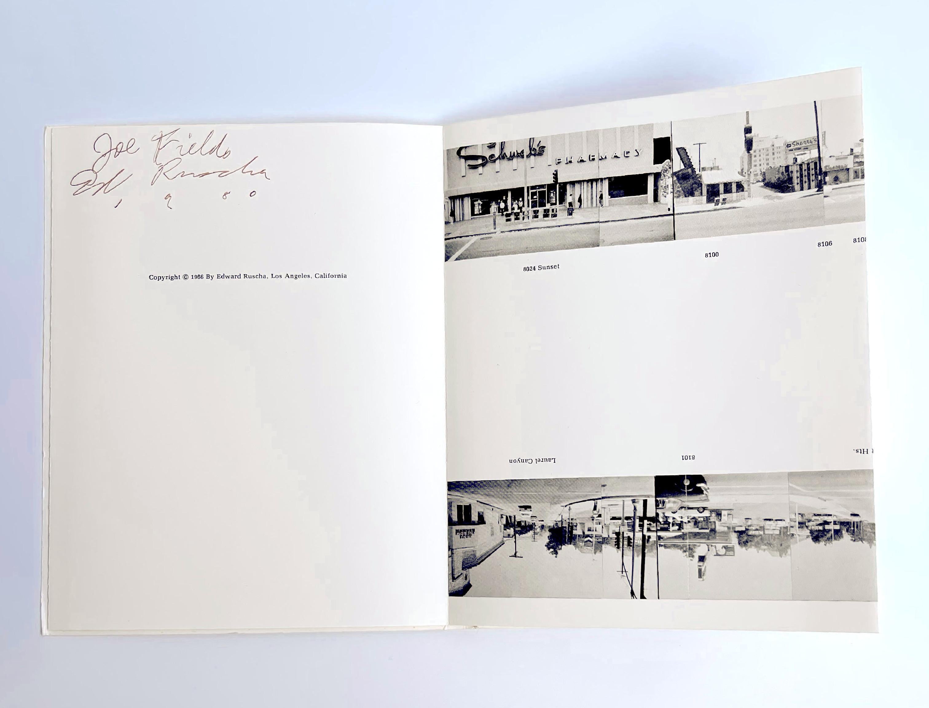Every Building on the Sunset Strip, 1st Edition Artist Book, Signed & inscribed For Sale 6