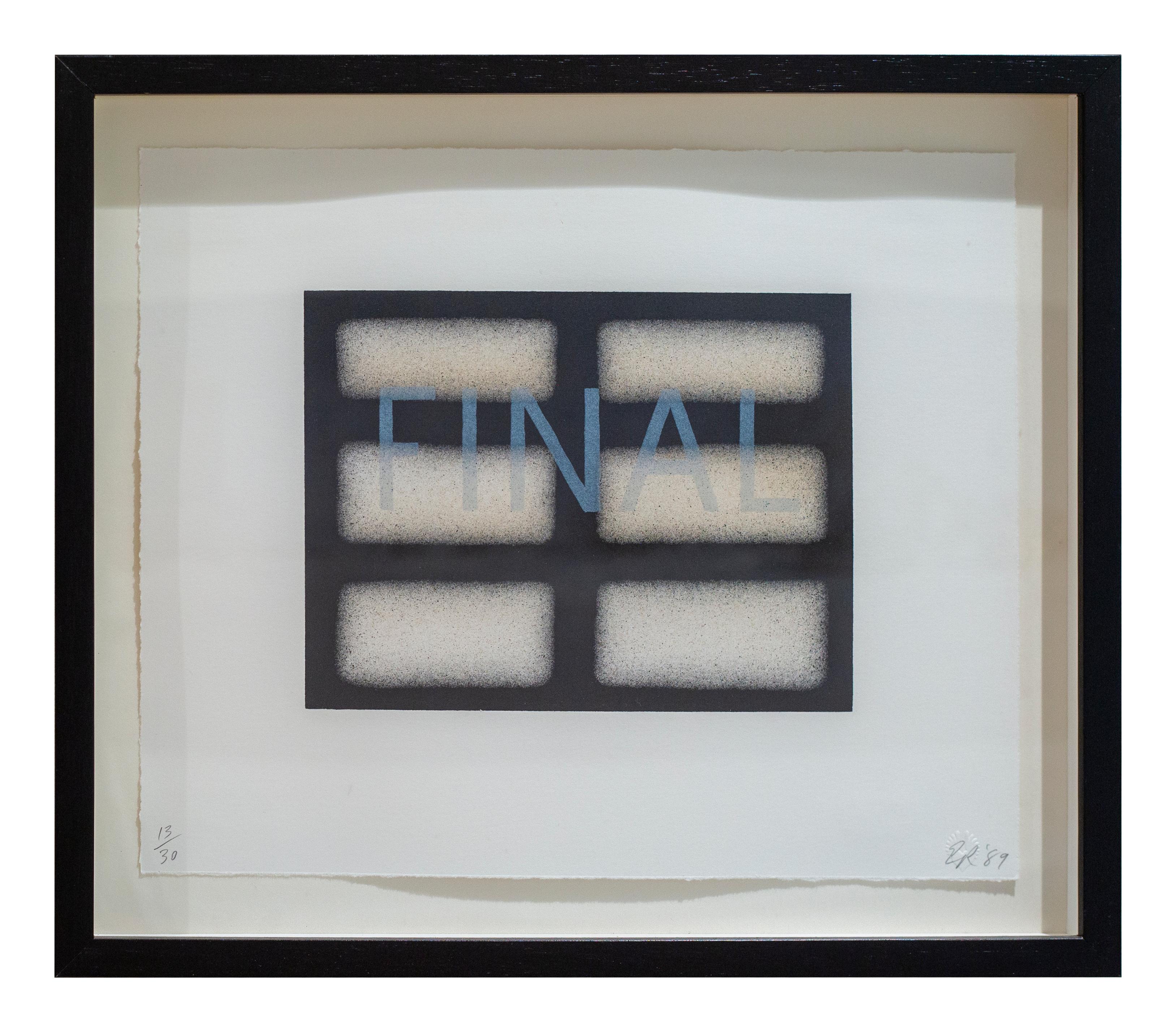 Ed Ruscha Print - Final