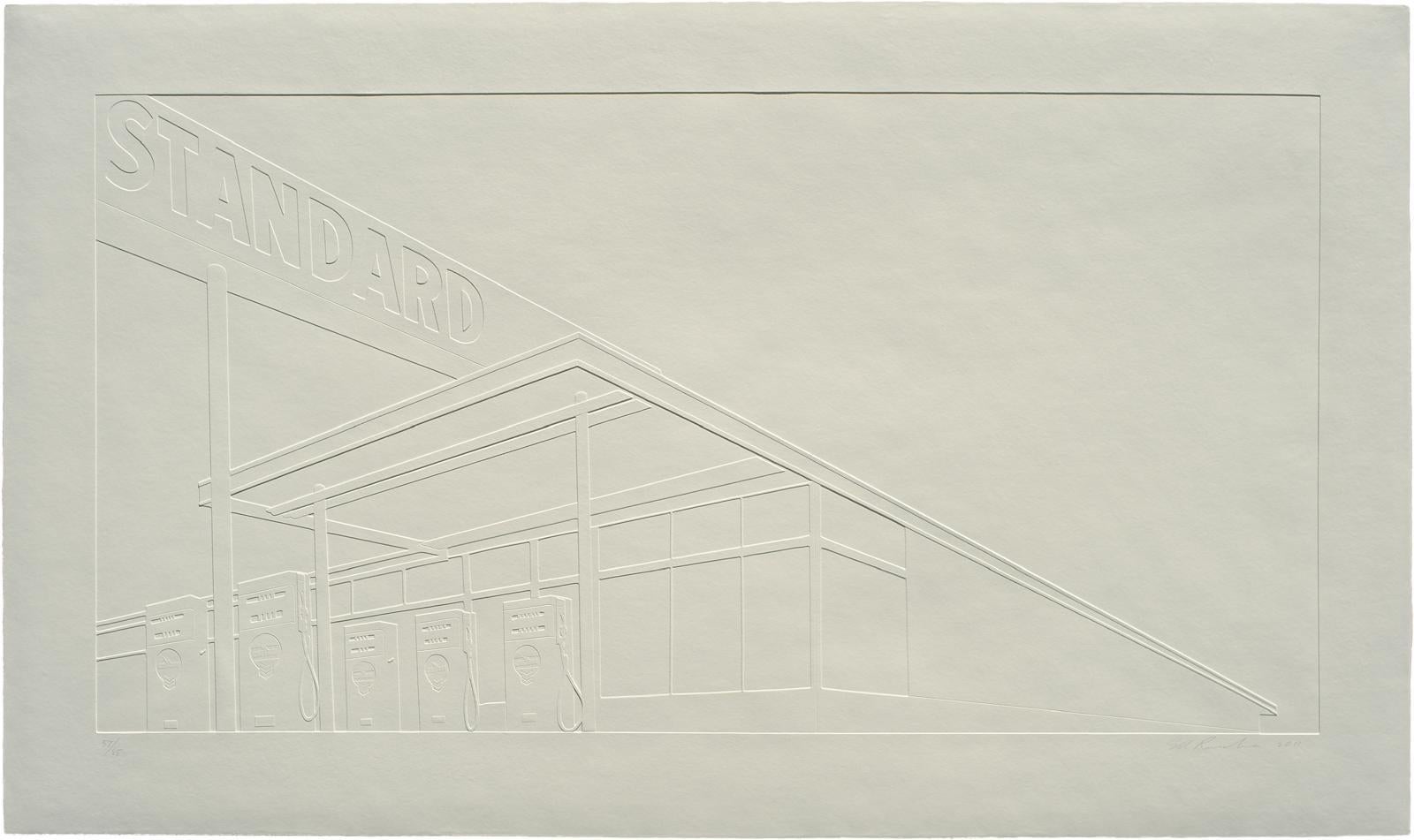 Estación Fantasma - Print de Ed Ruscha