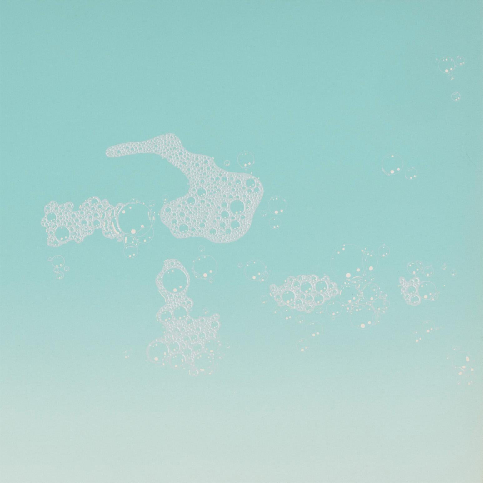 Verde. Suds - Abstract Print Gris de Ed Ruscha
