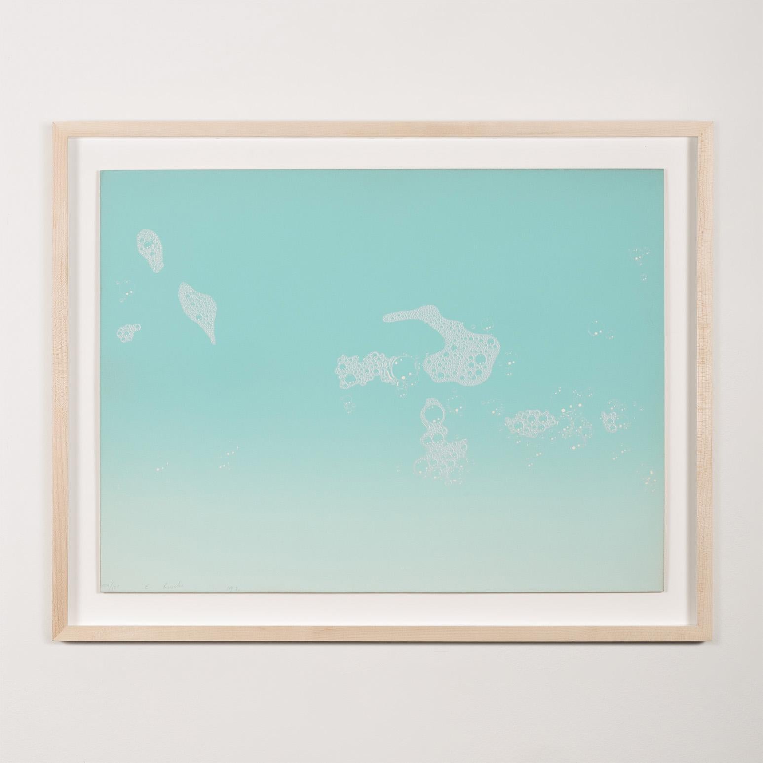 Abstract Print de Ed Ruscha - Verde. Suds