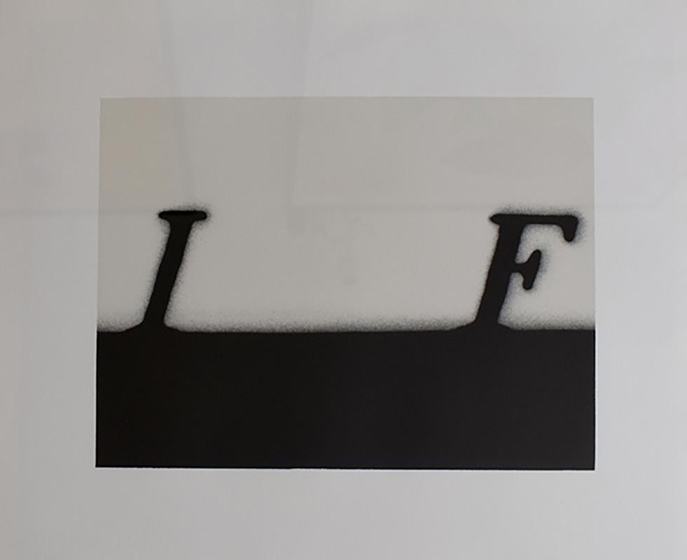 If, from: Etc.; If; South; Question & Answer - Print by Ed Ruscha