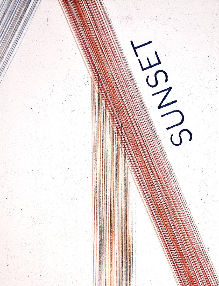 Diese 2003 entstandene Farbradierung mit weichem Grund ist von Ed Ruscha (Nebraska, 1937 - ) mit Bleistift im unteren rechten Rand handsigniert. Nummerierung aus der Auflage von 35 Stück mit Bleistift am linken unteren Rand. Herausgegeben von Crown
