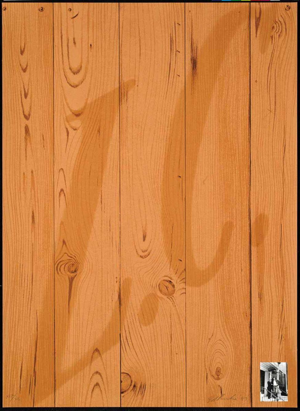 Ed Ruscha Print - L.C. (Leo Castelli 90th Birthday Portfolio)