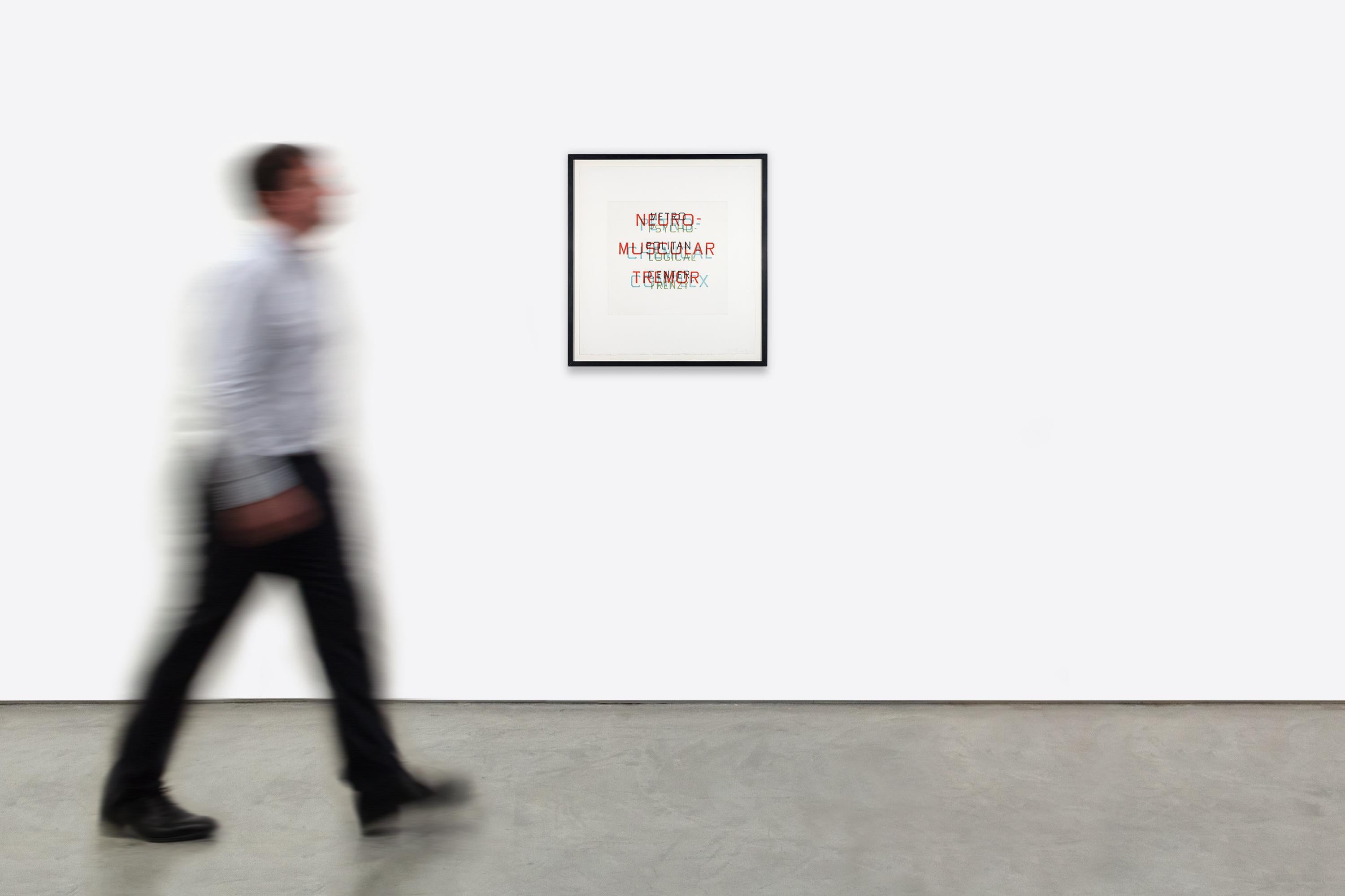 Metro Petro Neuro Psycho - Pop Art Textual Print, 1982 For Sale 8