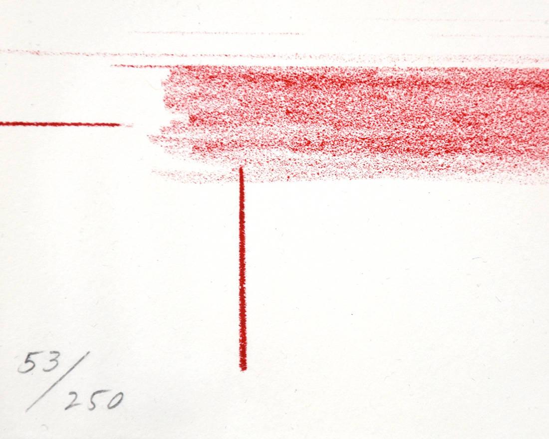 Edward Ruscha Other, 2004 est signée par Edward Ruscha (1937, Nebraska - ) au crayon dans la marge inférieure droite et est numérotée dans l'édition de 250 au crayon dans la marge inférieure droite.

À propos de l'encadrement :
Encadré selon des