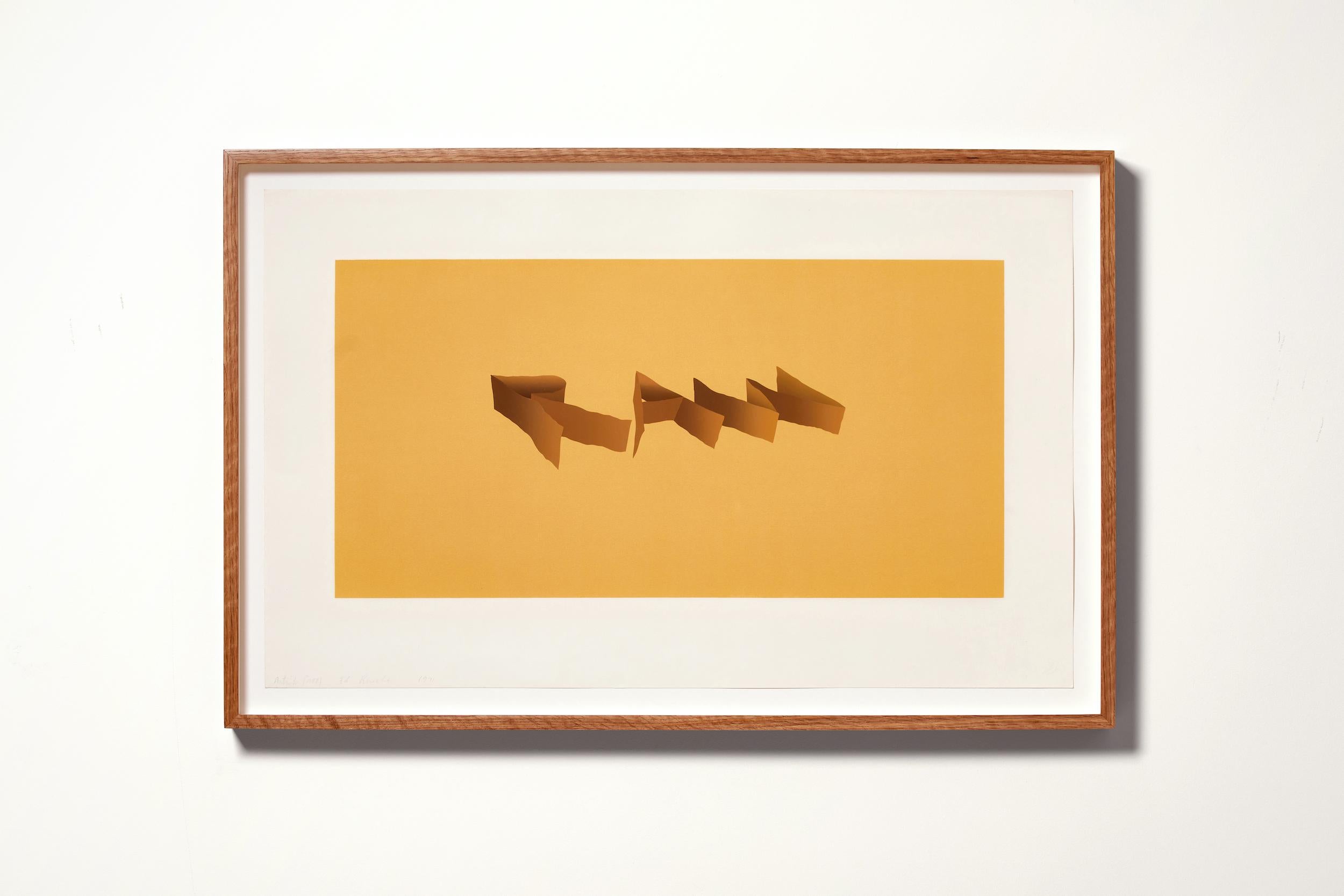 Raw -- Print, Screen Print, Text Art, Contemporary Art by Ed Ruscha For Sale 2