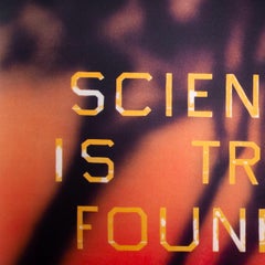 Science Is Truth Found Out (Red)ition, Contemporary Silk Print, 2022