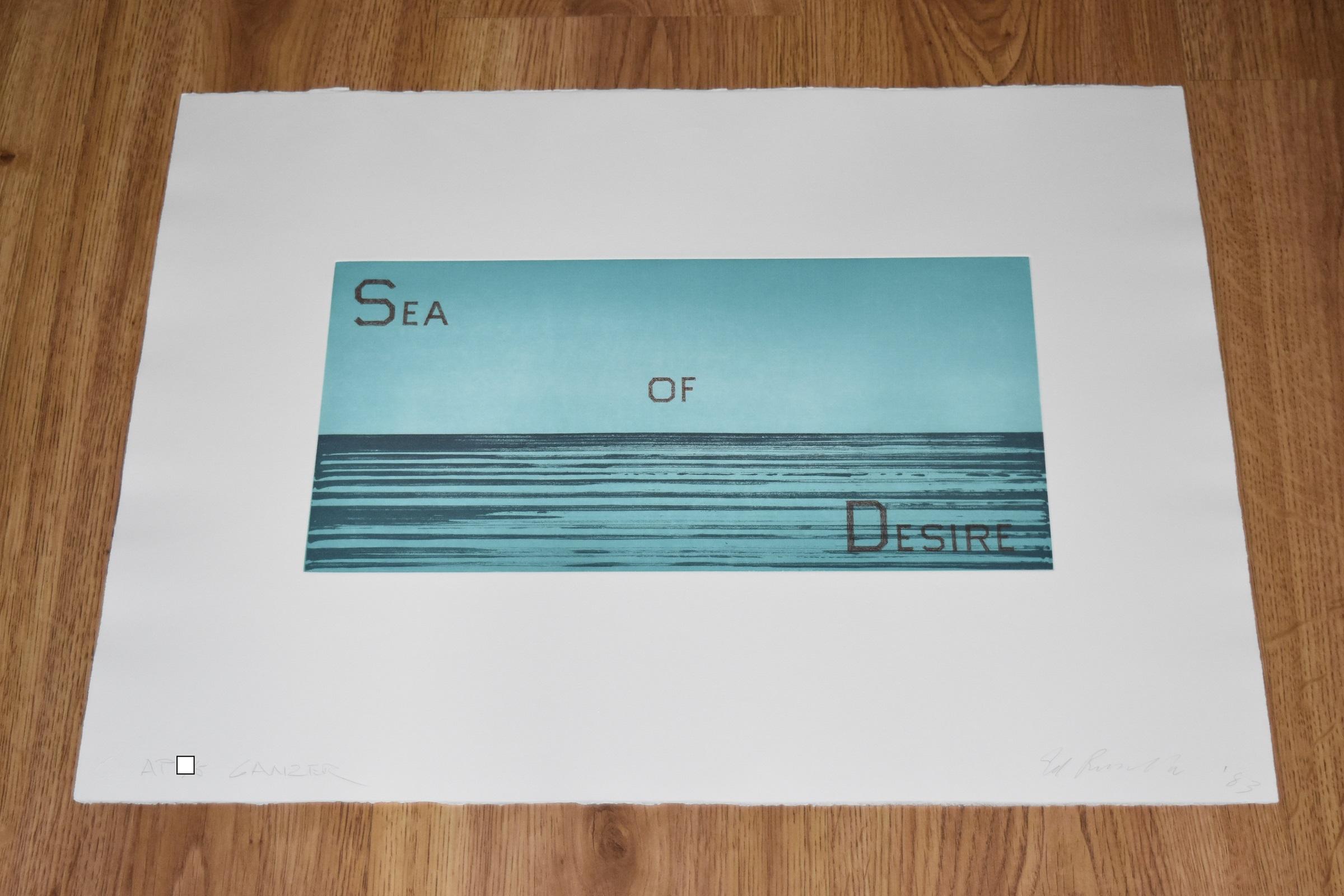 Sea of Desire - Print by Ed Ruscha