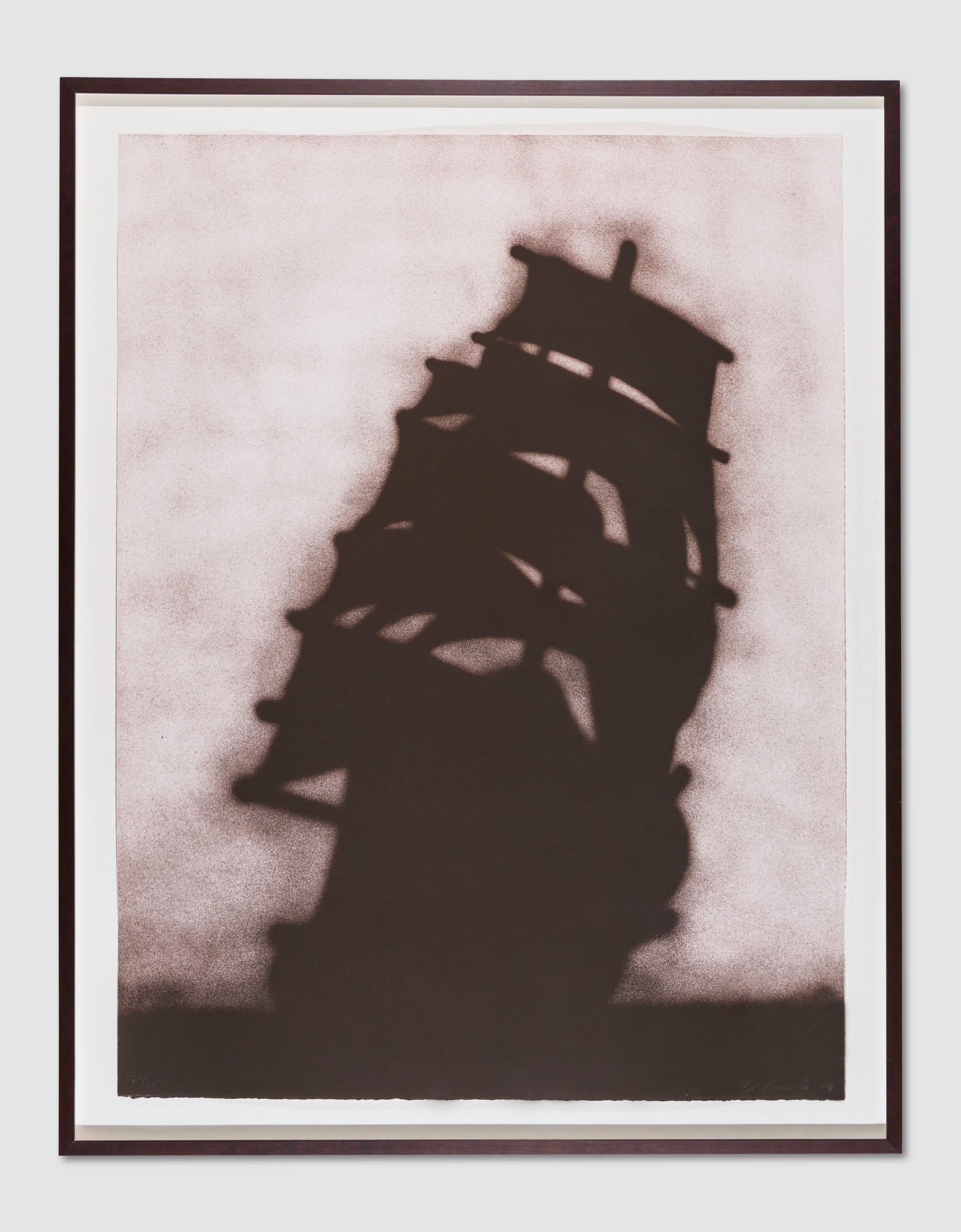 Ed Ruscha Print - Ship 