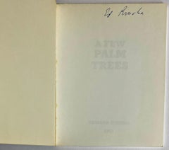 FIRMADO Ed RUSCHA Unas palmeras (Ed Ruscha Unas palmeras 1ª edición)