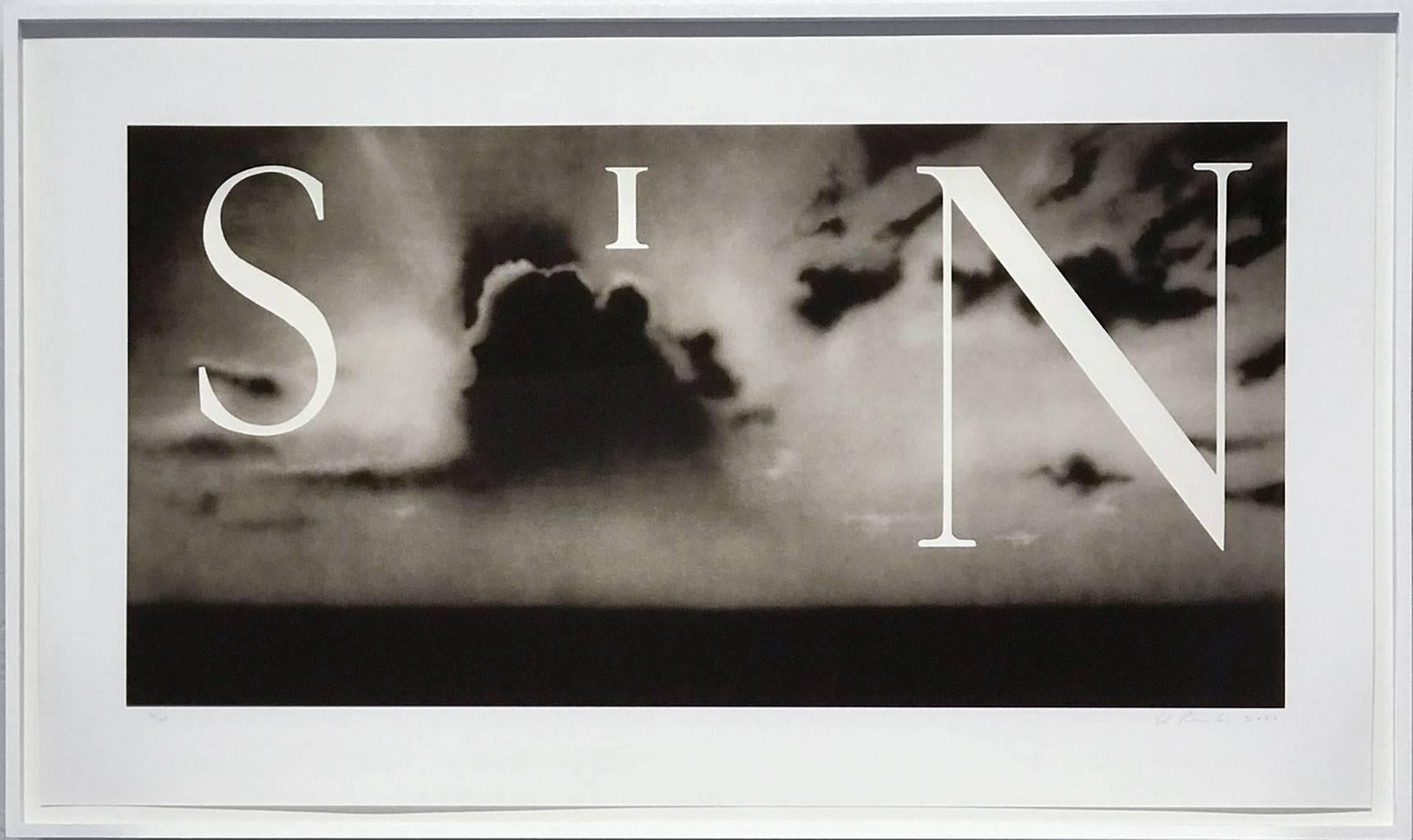 Sin / Without - Print by Ed Ruscha