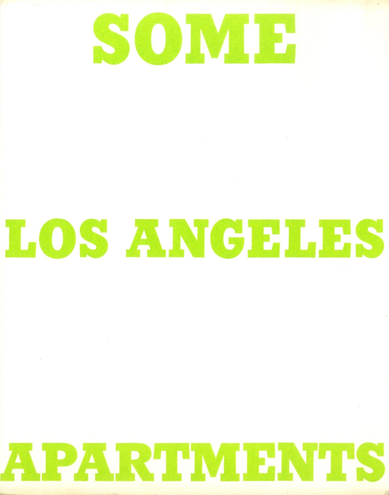 Certains appartements de Los Angeles - True, Stated 1st Edition of only 700 Artist Book - Print de Ed Ruscha
