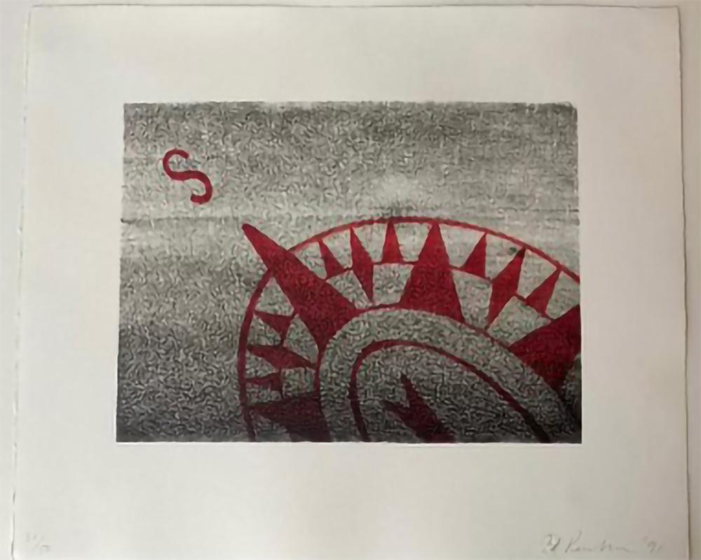 Ed Ruscha Print - 'South'