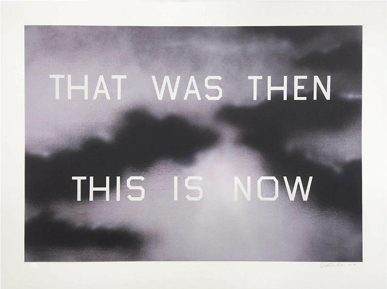Ed Ruscha That Was Then This Is Now For Sale