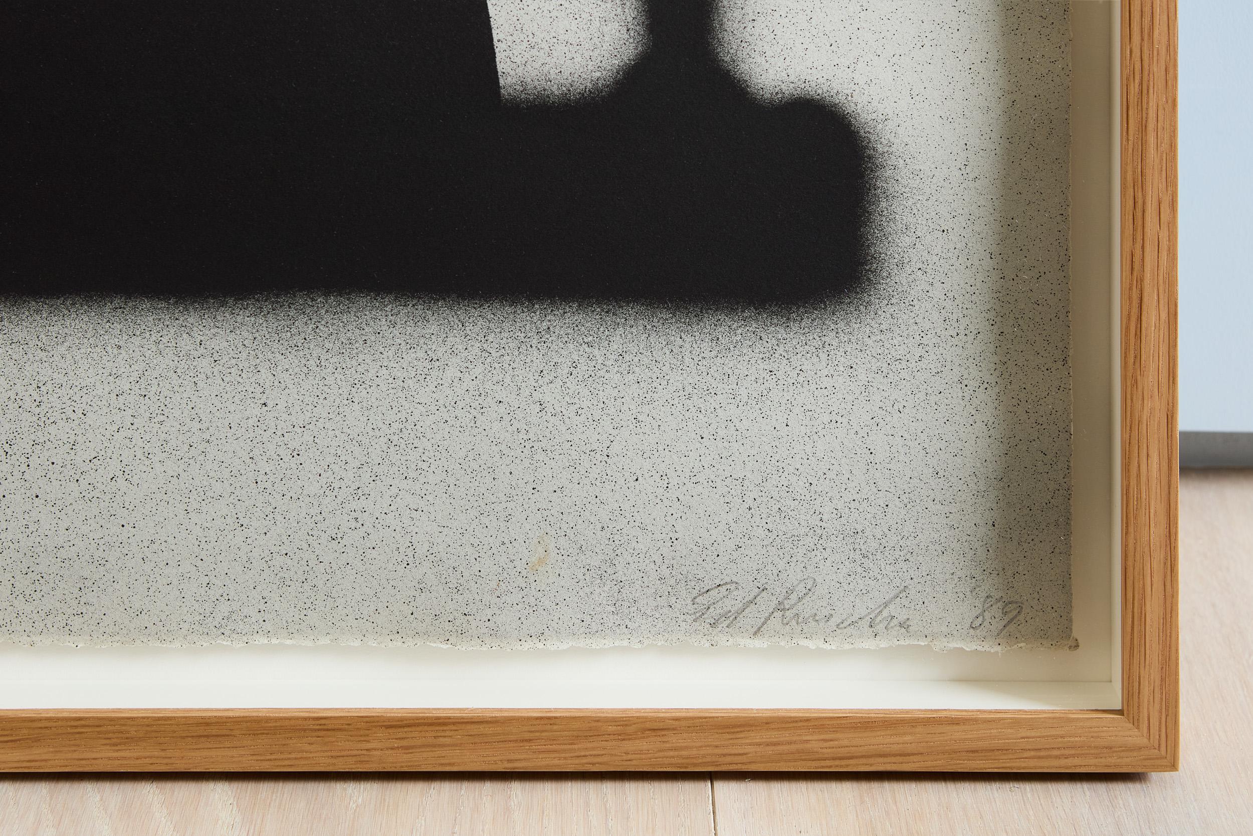 Se acabó el tiempo -- Impresión, Litografía, Arte de Ed Ruscha en venta 1
