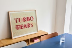 Turbo Tears -- Print, Lithograph, Text Art by Ed Ruscha